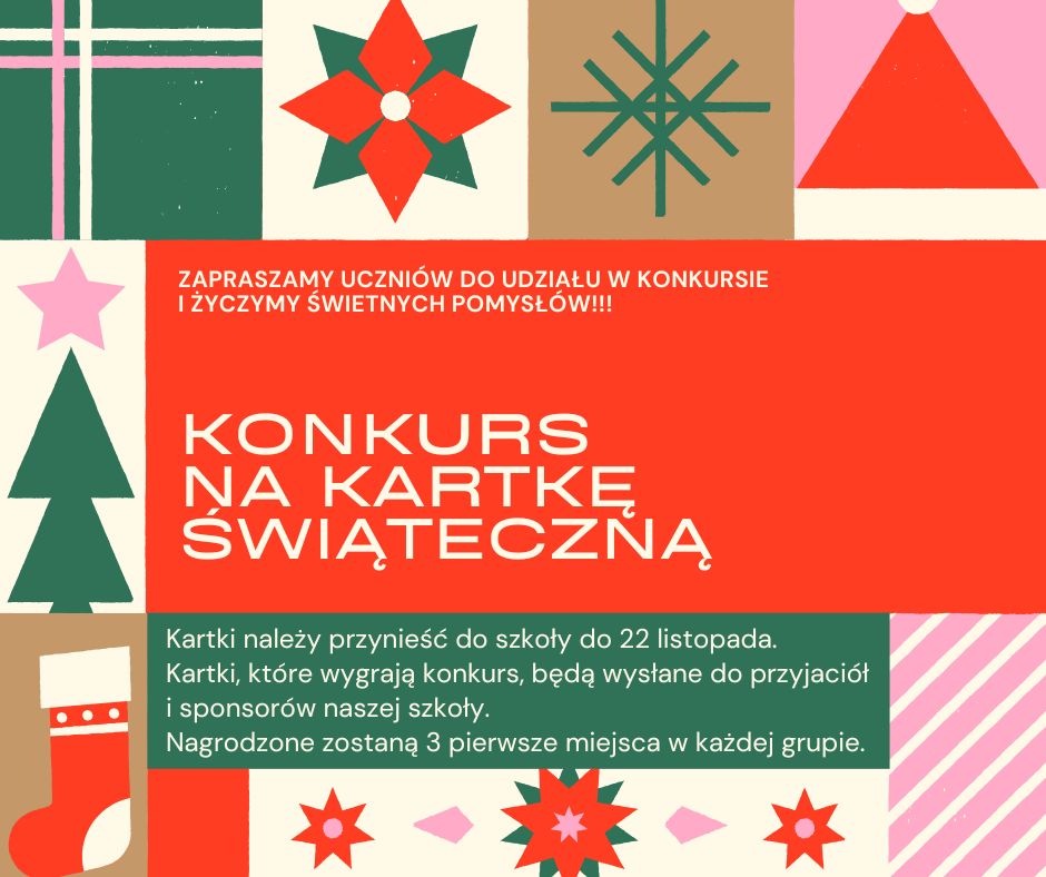 konkurs na kartkę świąteczną Konkurs na kartkę świąteczną
